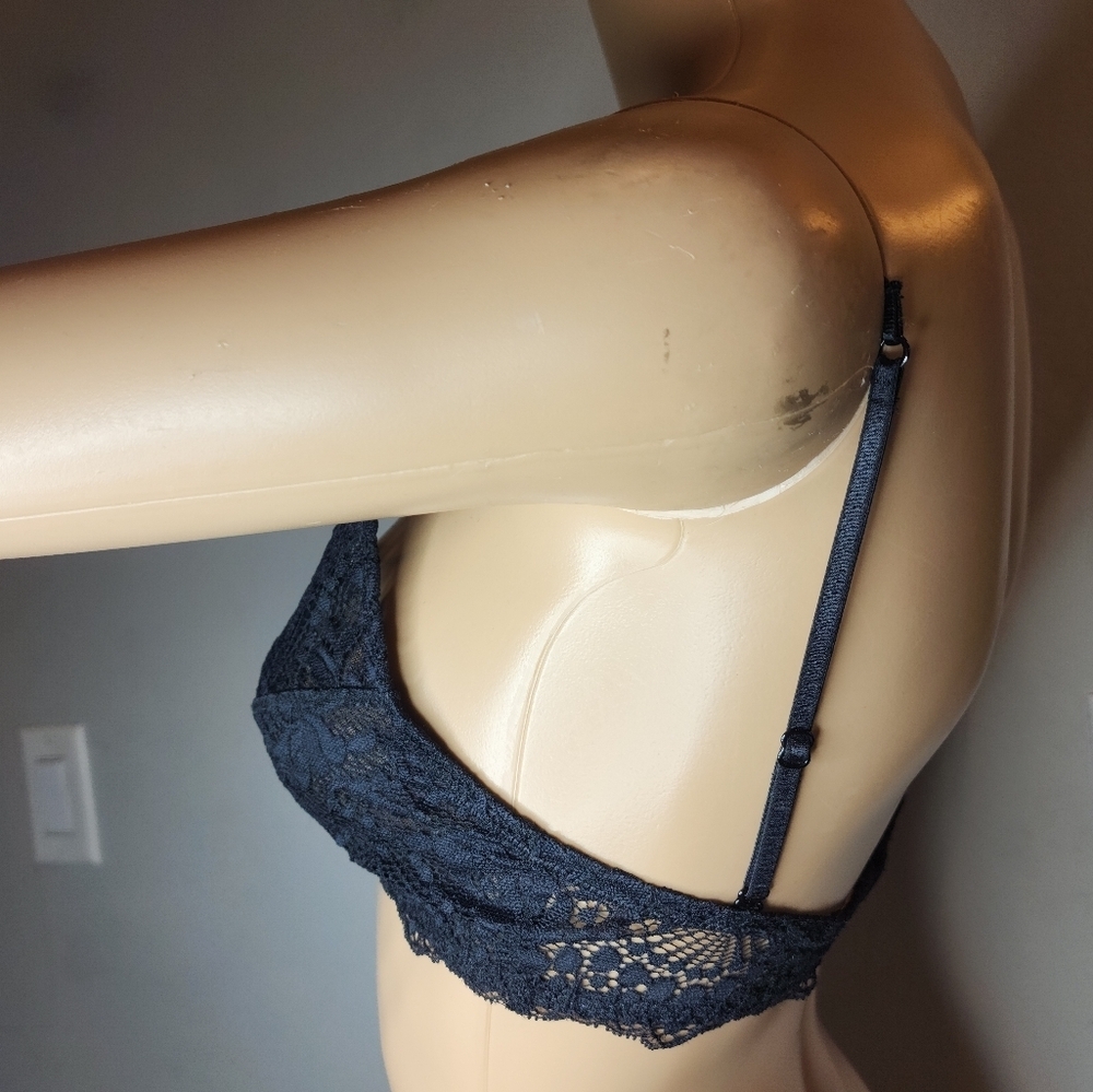 Free People Black Maya Multiway Bralette Lace Bra Size Small - Picture 11 of 12